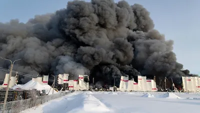 В Воронеже площадь пожара на складе с деревянными поддонами возросла до  1200 «квадратов»