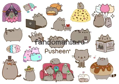 Coloring Page «Birthday Pusheen». №69518