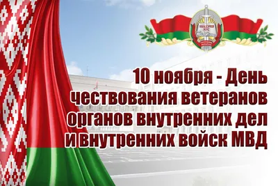 10 ноября - День чествования ветеранов органов внутренних дел и внутренних  войск МВД - AMIA.by