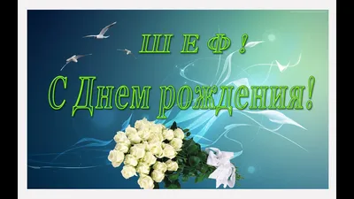 С ДНЕМ РОЖДЕНИЯ! Поздравление руководителю, начальнику, шефу, боссу,  директору от коллег! - YouTube