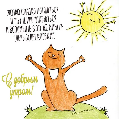 Доброе утро | Original card, Good morning, Holiday