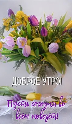 Открытки \"Доброго утра!\" весной (100+)