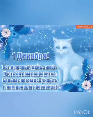 С первым днем зимы