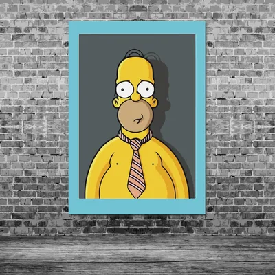 Плакат \"Симпсоны, Simpsons\", 60×43см (ID#855635830), цена: 190 ₴, купить на  Prom.ua