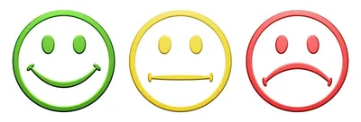 Набор смайликов коллекция emoji faces emoji с разным эмоциональным  настроением счастливое грустное улыбающееся лицо | Премиум векторы