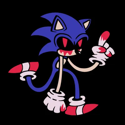 Sonic.exe original character on Craiyon