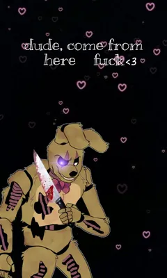 Спрингтрап светящийся в темноте (Springtrap GitD (Эксклюзив)) из игры Пять  ночей с Фредди