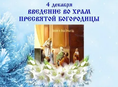 4 декабря - Введение во храм Пресвятой Богородицы. Что обязательно нужно  сделать? | СВЯЩЕННИК ЕВГЕНИЙ ПОДВЫСОЦКИЙ ☦️ ПРАВОСЛАВИЕ ЦЕРКОВЬ | Дзен