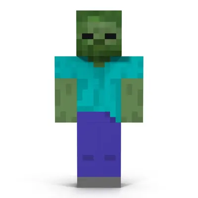 Minecraft Zombie modèle 3D $29 - .3ds .fbx .obj .max .ma .c4d - Free3D