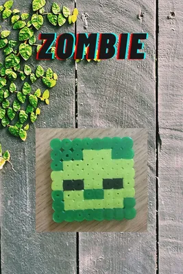 Zombie (Minecraft) | Бисероплетение, Зомби, Бисер