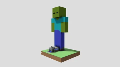 Minecraft Zombie Png - Зомби Майнкрафт Пнг, Transparent Png , Transparent  Png Image - PNGitem