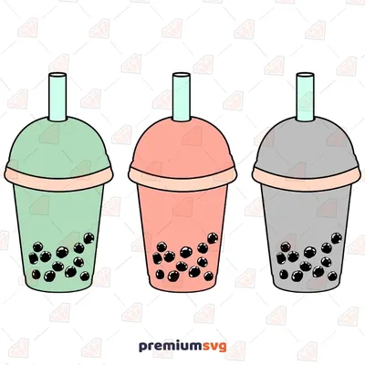 Kawai Cute Bubble Tea with Cup Animal Faces 14159484 Vector Art at Vecteezy