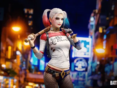 Ростовая фигура Харли Квинн (Harley Quinn) вид 2 (855х1800 мм) - купить по  выгодной цене | Магазин шаблонов Принт100