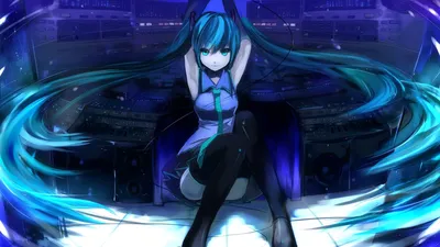 Купить постер (плакат) Hatsune Miku на стену для интерьера