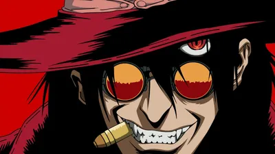 Живые обои Hellsing Alucard / персонализация интерфейса