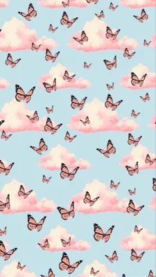 МОДНЫЕ ОБОИ НА ТЕЛЕФОН | Butterfly wallpaper iphone, Cute patterns wallpaper,  Butterfly wallpaper