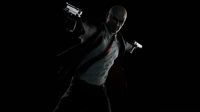 Человек - тень это hitman - обои на телефон