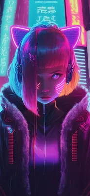 Sci Fi Cyberpunk Phone Wallpaper by Dmitry Mel - Mobile Abyss