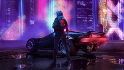 Cyberpunk 2077 HD Wallpaper | Киберпанк, Линейные чертежи, Неоновые вывески