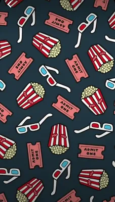 cinema #фон для рабочего стола #фон для скетчбука/ЛД #про кино | Cute  patterns wallpaper, Cute wallpapers, Pop art wallpaper