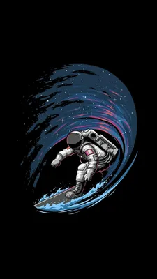 Cosmonaut / Waves / Космонавт / Волна | Space iphone wallpaper, Iphone  wallpaper astronaut, Astronaut wallpaper