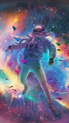 Обои для Телефона | Wallpaper space, Astronaut wallpaper, Space art