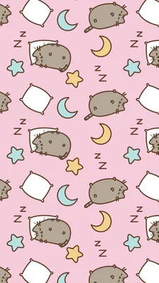 Pusheen Wallpaper | Пушин, Обои для iphone, Милые обои