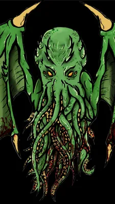 Fantasy Cthulhu Phone Wallpaper - Mobile Abyss