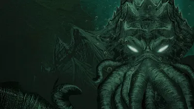 Скачать обои море, монстр, ктулху, щупальца, cthulhu, Douglas A. Sirois,  раздел фантастика в разрешении 1920x1080 | Ктулху, Морские чудовища,  Щупальца