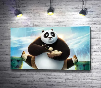 Картинка для торта \" Кунг-фу Панда (Kung Fu Panda)\" - PT103950 печать на  сахарной пищевой бумаге