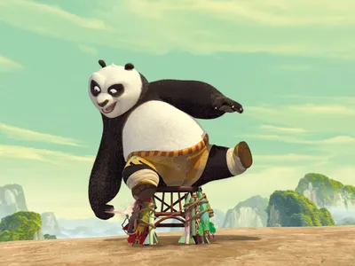 Купить постер (плакат) Kung-Fu Panda на стену для интерьера (артикул 101227)