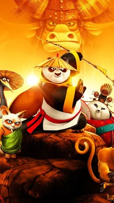 Картинка Kung Fu Panda 3 3D для телефона и на рабочий стол Nokia Lumia 2520