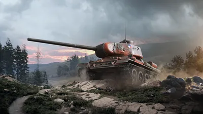 Скачать обои Выстрел, КВ-2, World of Tanks, советский тяжёлый штурмовой  танк, раздел игры в разрешении 600x1024