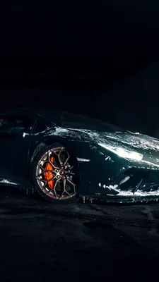 Обои на телефон lamborghini aventador, lamborghini, спорткар, снег,  обледенелый, черный, темный, вид сбоку - скачать бесплатно в высоком  качестве из категории \"Машины\"