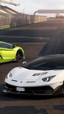 Стильный черный lamborghini aventador - обои на телефон