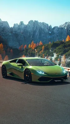 Картинка Lamborghini LP 610-4 Huracan Серый машина 1080x1920