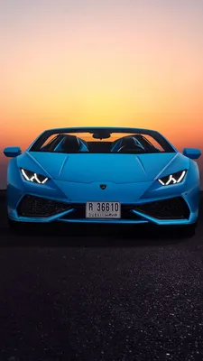 Дерзкий красный Lamborghini Huracan - обои на телефон