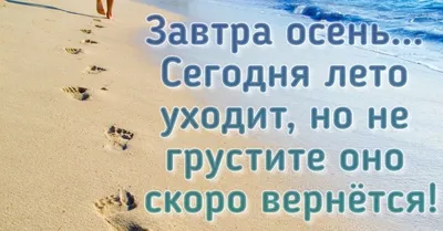 Друзья, вот лето подошло к концу. Нам было приятно быть с вами в эти тёплые  дни. Лето уходит, а мы остаёмся!.. | ВКонтакте