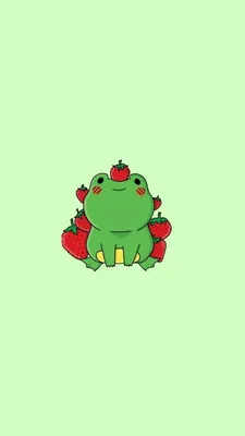 Обои на телефон | Frog wallpaper, Frog drawing, Cute wallpapers