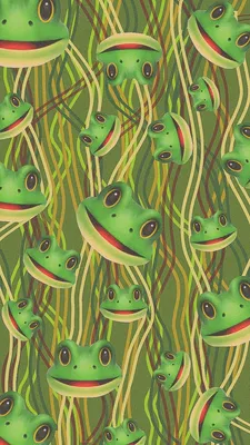 Лягушки🐸 | Лягушка, Хиппи обои, Обои