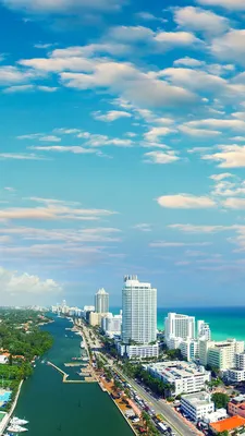 Обои Miami Beach на телефон iPhone 5