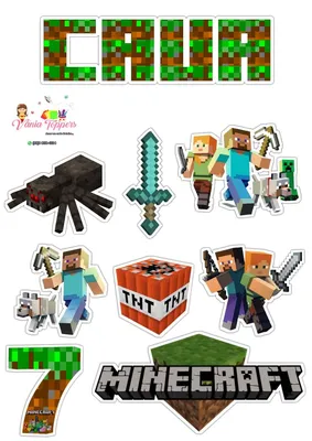 Minecraft | Paw patrol birthday girl, Minecraft birthday, Minecraft cake  toppers