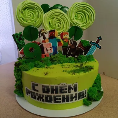 Майнкрафт торт Maincraft Cake | Тематические торты, Торт minecraft,  Апельсиновые торты