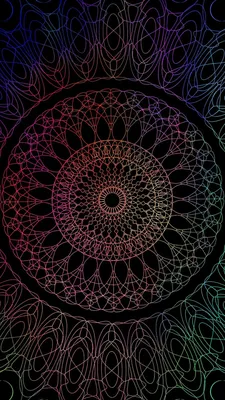 iPhone 12 Black Mandala Wallpapers - Wallpaper Cave