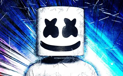 Обои marshmello, neon, потрясающе, раздел Hi-tech, размер 3840x2160 UHD 4К  (ultra HD) - скачать бесплатно картинку на рабочий стол и телефон