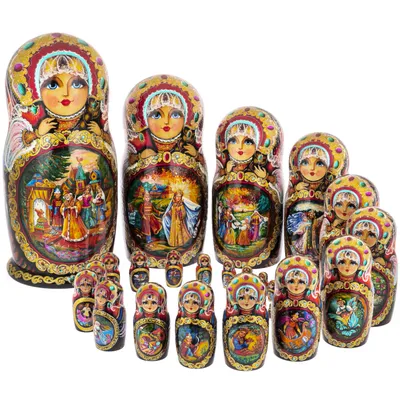 Russian matryoshka. Русская матрешка. PNG. | Матрешка, Объекты