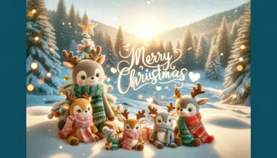 Merry Christmas Banner And Children High-Res Vector Graphic - Getty Images