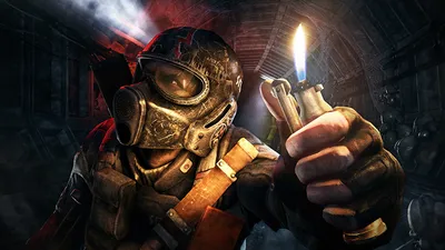 Metro 2033 Horror first person shooter video game Wallpaper for iPhone 11  Pro