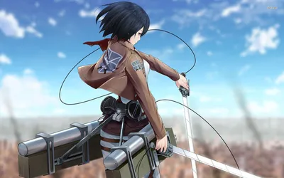 Живые обои Аниме Mikasa Ackerman - Attack on Titan скачать бесплатно для  windows