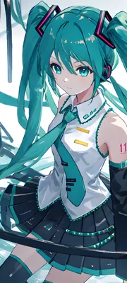 Hatsune Miku - VOCALOID - Mobile Wallpaper by Haraguroi You #2106730 -  Zerochan Anime Image Board